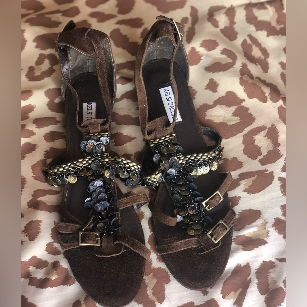 Women’s Kelsi Dagger Brown Sandal 9.5